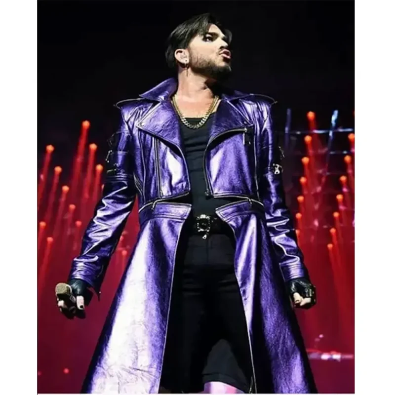 Adam Lambert Purple Jacket