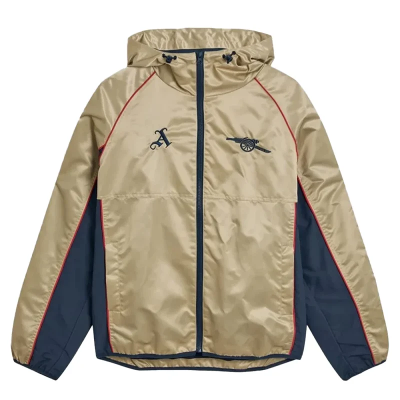 Arsenal Windbreaker Gold Jacket