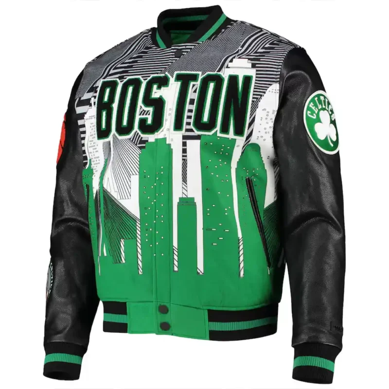 Boston Celtics Pro Standard Remix Black Jacket