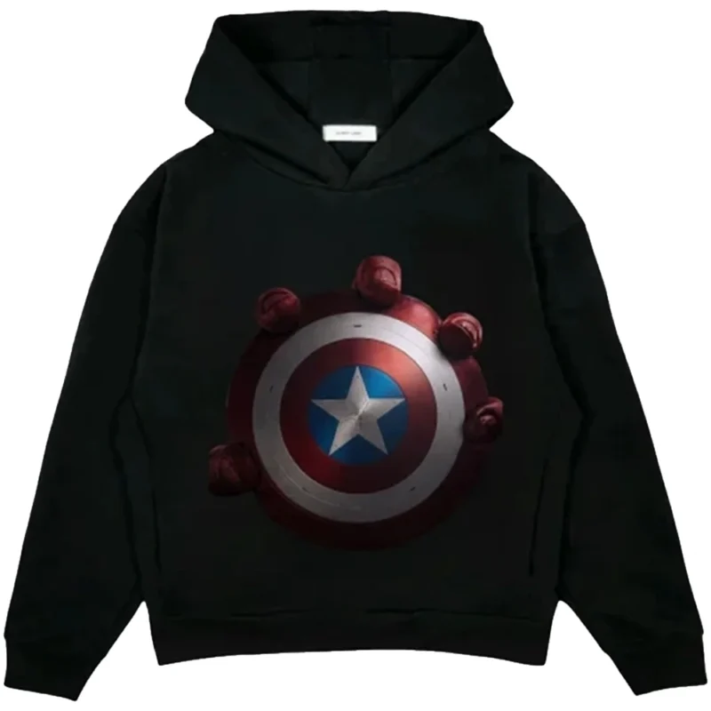 Captain America Brave New World Black Hoodie