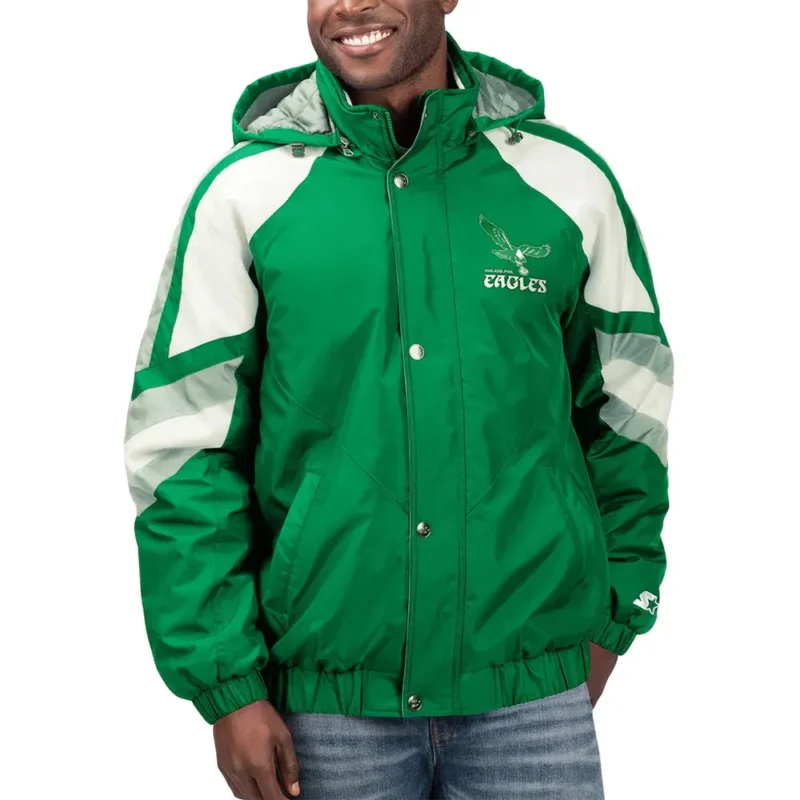 Eagles Kelly Green Throwback Jacket