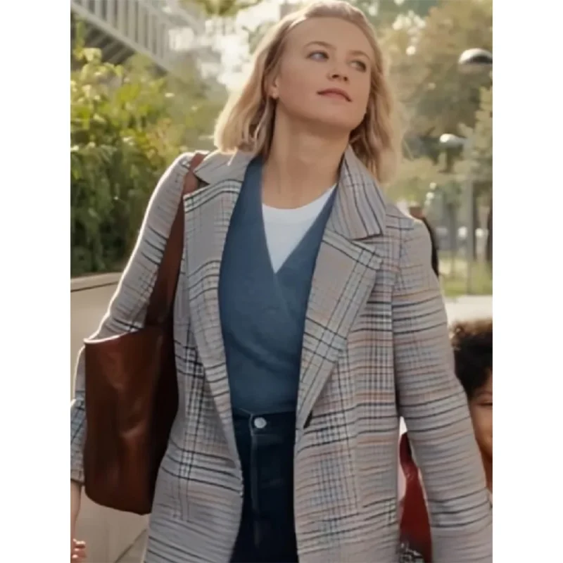 Exterritorial Jeanne Goursaud Plaid Coat