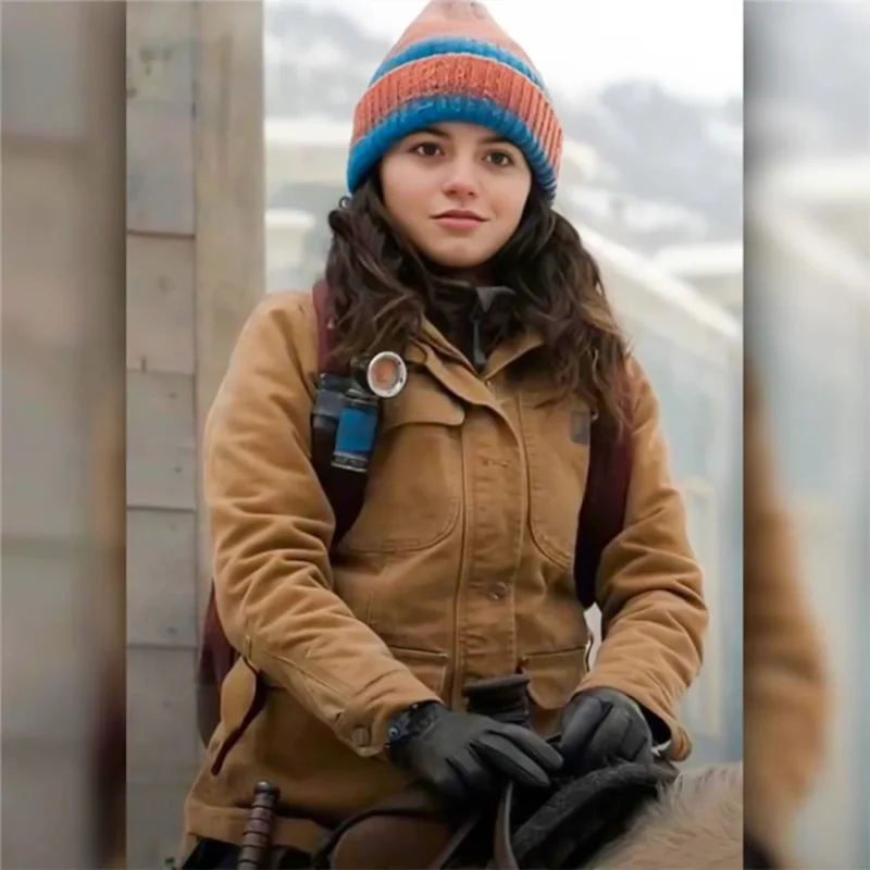 Isabela Merced The Last Of Us S2 Brown Jacket