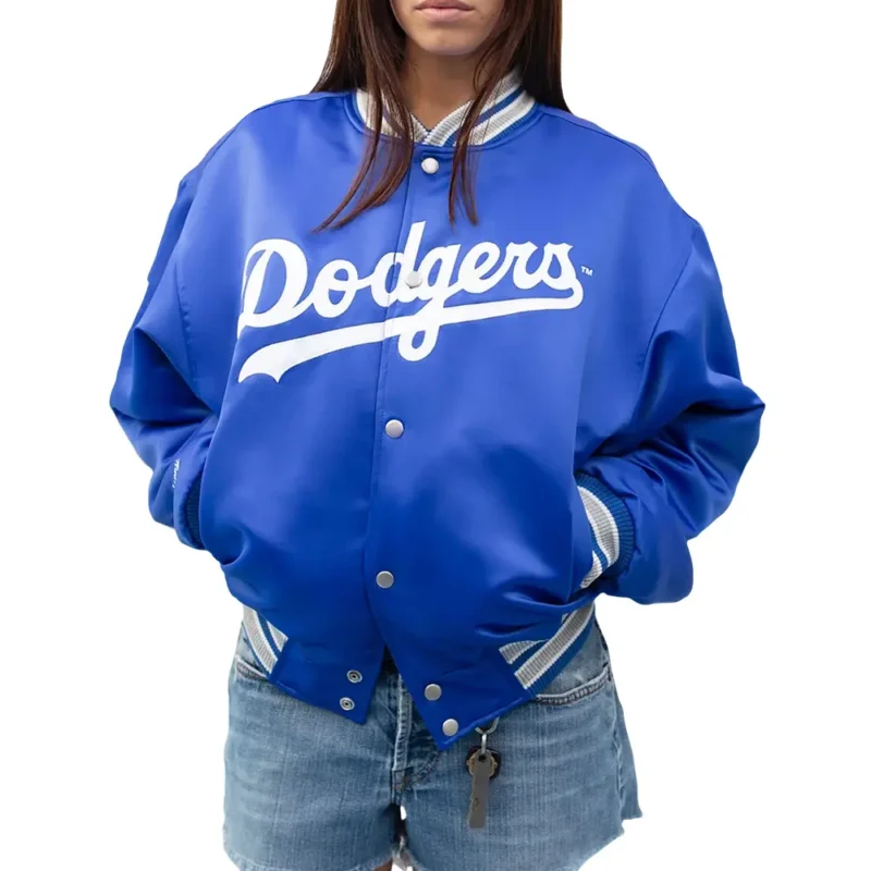 Madhappy Dodgers Satin Baseball Jacket