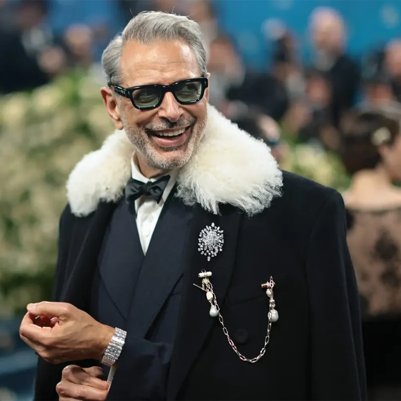 Met Gala 2025 Jeff Goldblum Overcoat