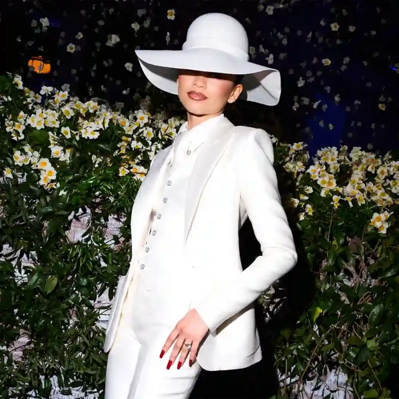 Met Gala 2025 Zendaya White Suit