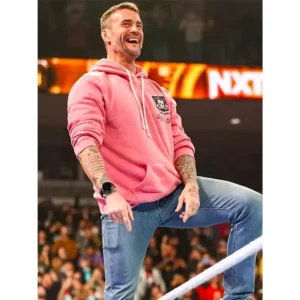 Pink Hoodie Bret Hart