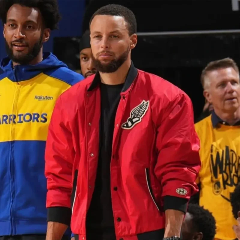 Steph Curry Red Mens Jacket