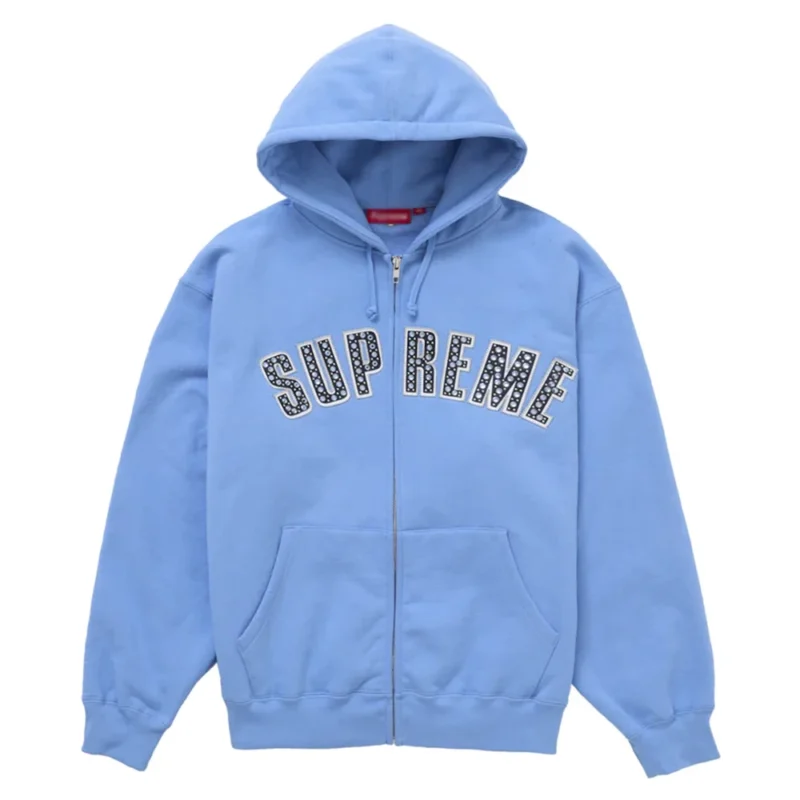 Supreme B.B. Simon Blue Fleece Hoodie