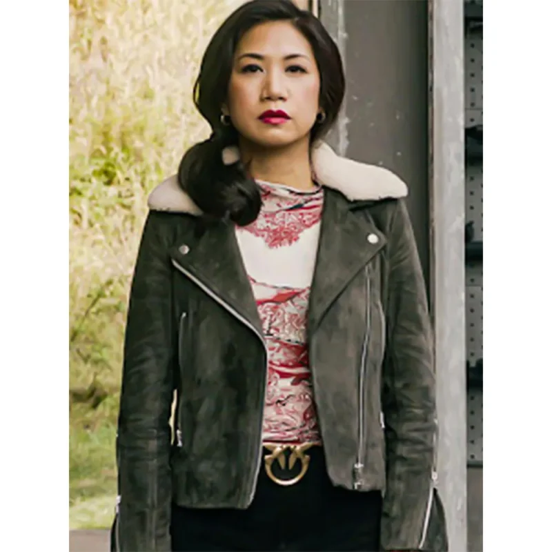 The Equalizer S02 Liza Lapira Leather Jacket