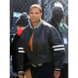 The Equalizer S02 Queen Latifah Striped Bomber Jacket