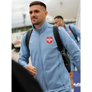 UEFA Euro 2024 Serbia Team Track Jacket