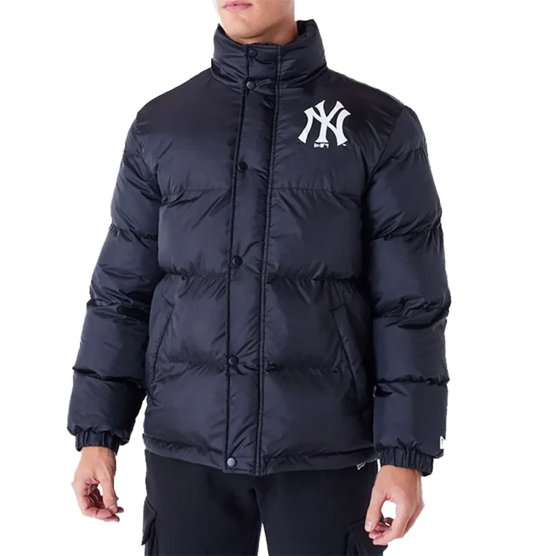 Yankees New York Logo Nylon Puffer Jacket
