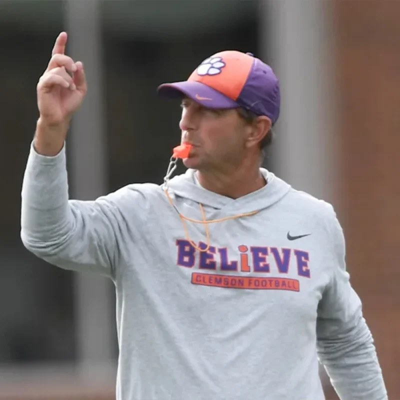 Dabo swinney believe clemson white Hoodie