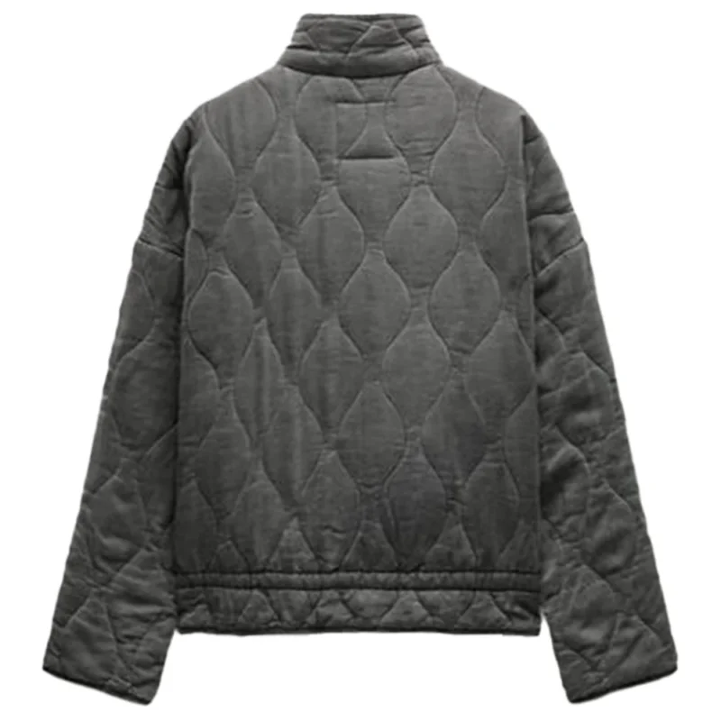 Art Detectives 2025 Nina Singh Grey Quilted Jacket