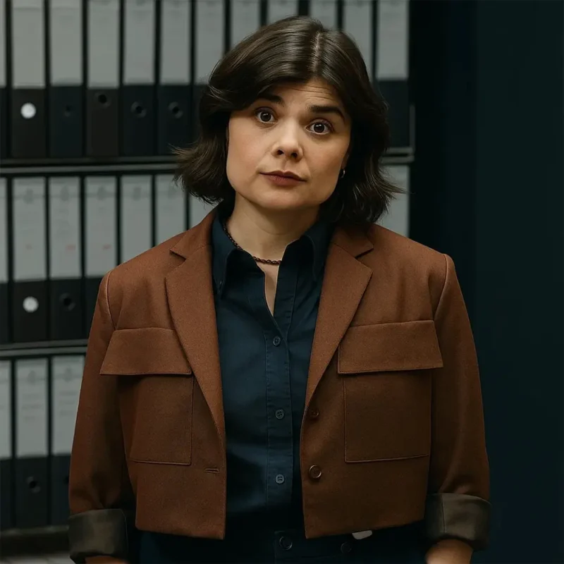Death Valley S01 Gwyneth Keyworth Brown Blazer