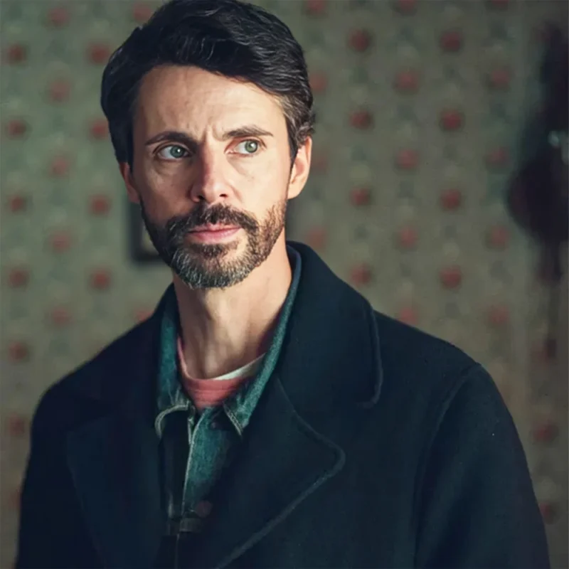 Dept. Q S01 Matthew Goode Black Coat