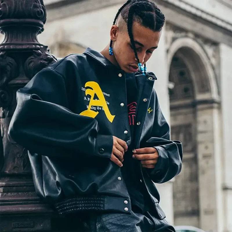 Doncare AFGK Ferrari Leather Black Jacket