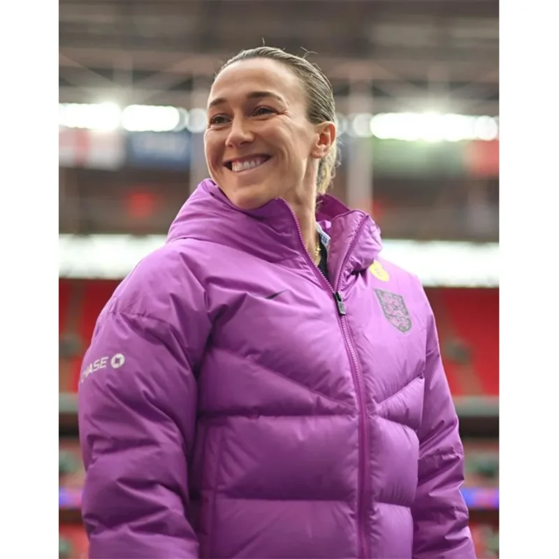 England Lionesses Nike Purple Puffer Jacket