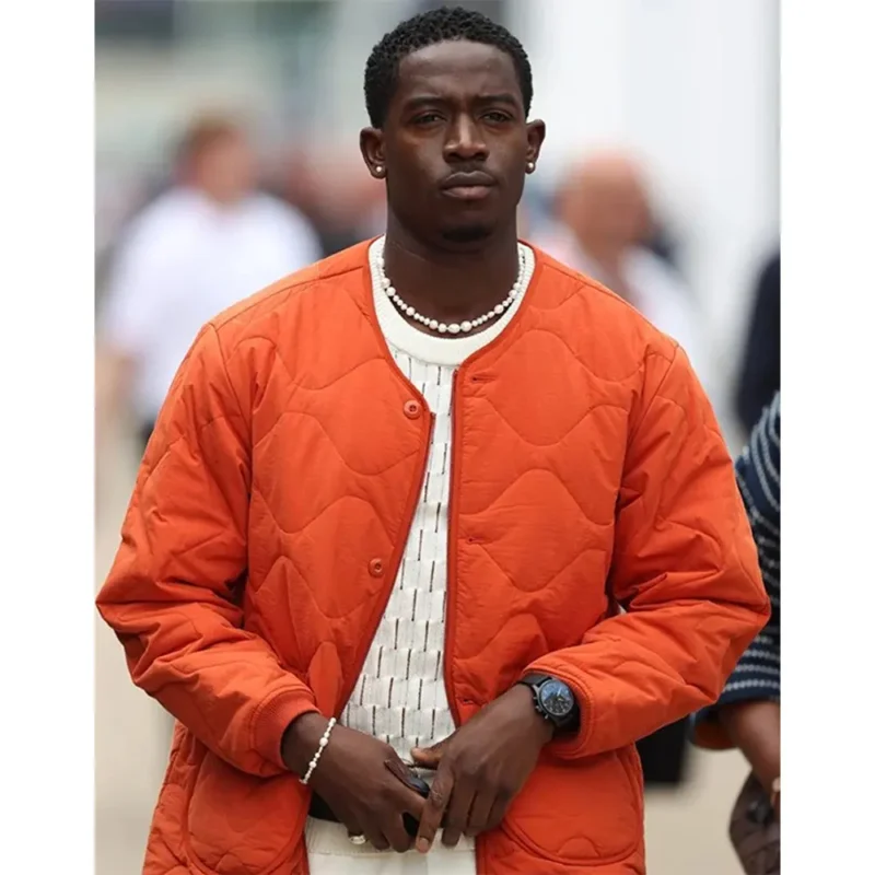 F1 The Movie 2025 Damson Idris Orange Jacket