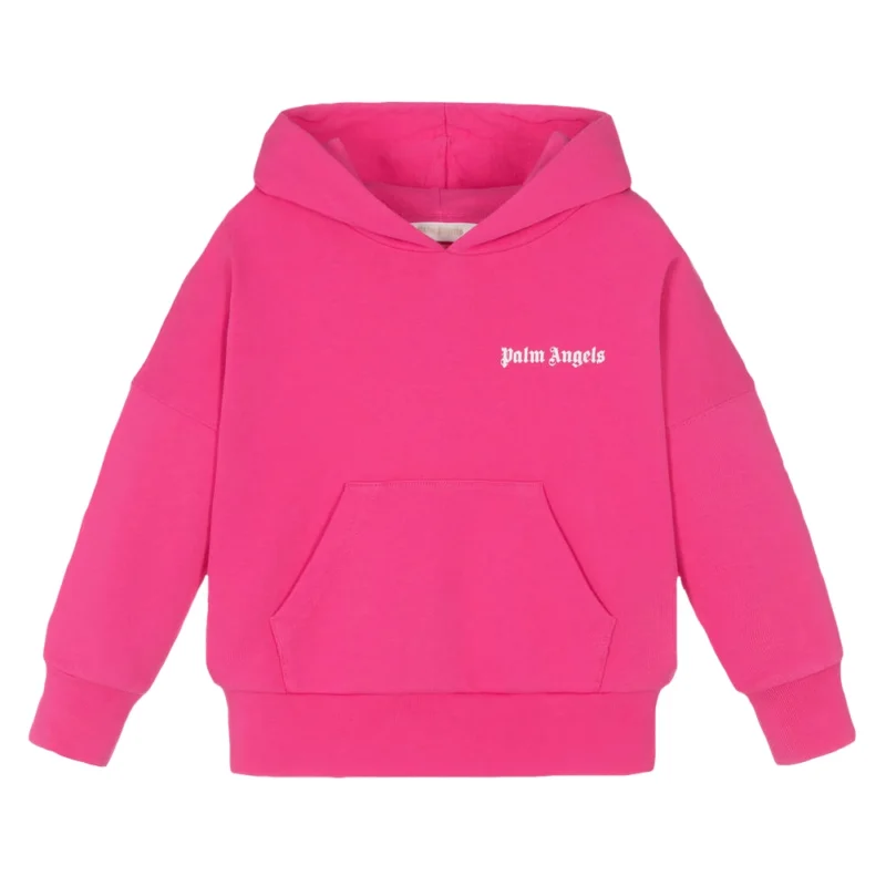 Pink Palm Angels Kids Pink Hoodie