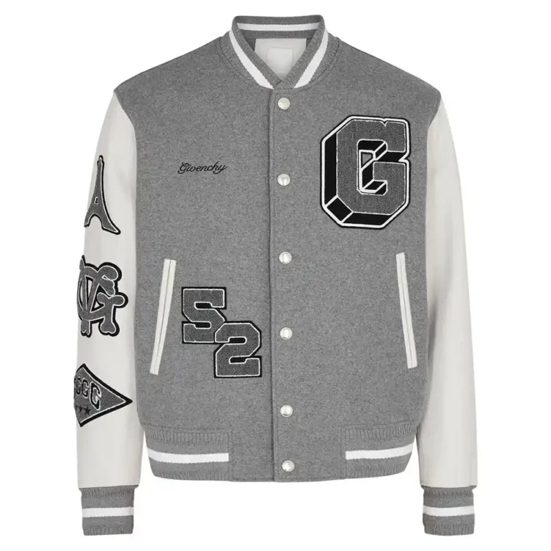 Givenchy Retro Gray Varsity Jacket