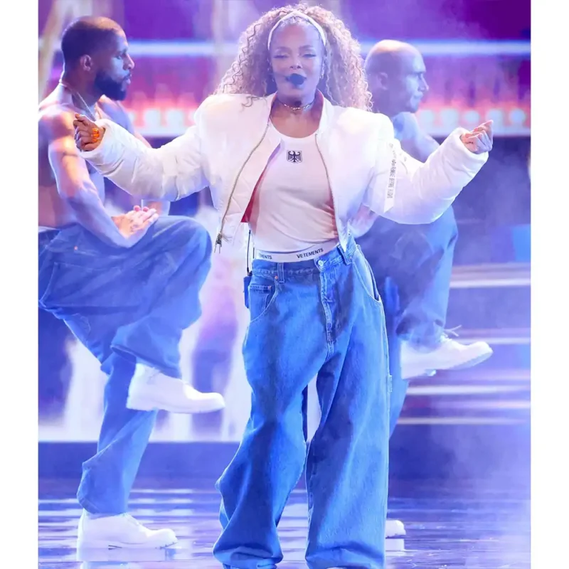 Janet Jackson White Jacket
