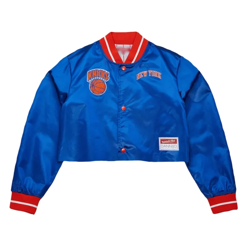 Jordyn Woods Knicks Cropped Jacket
