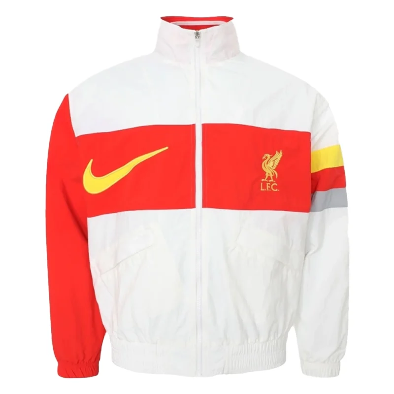 LFC Nike Mens White Heritage Jacket