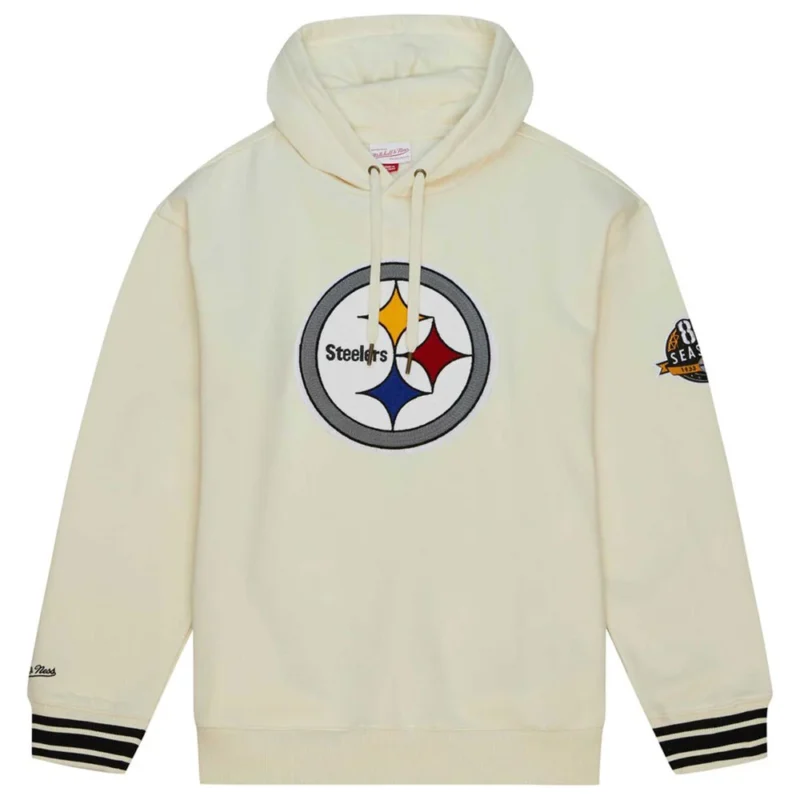 Pittsburgh Steelers Cream Retro Hoodie
