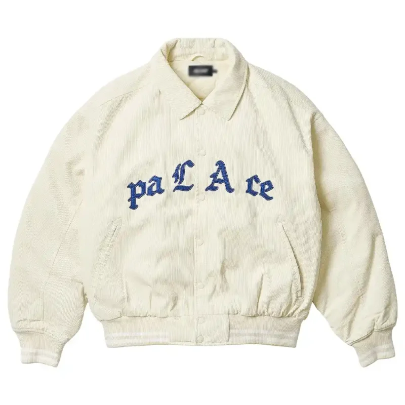 Place Love White Varsity Jacket