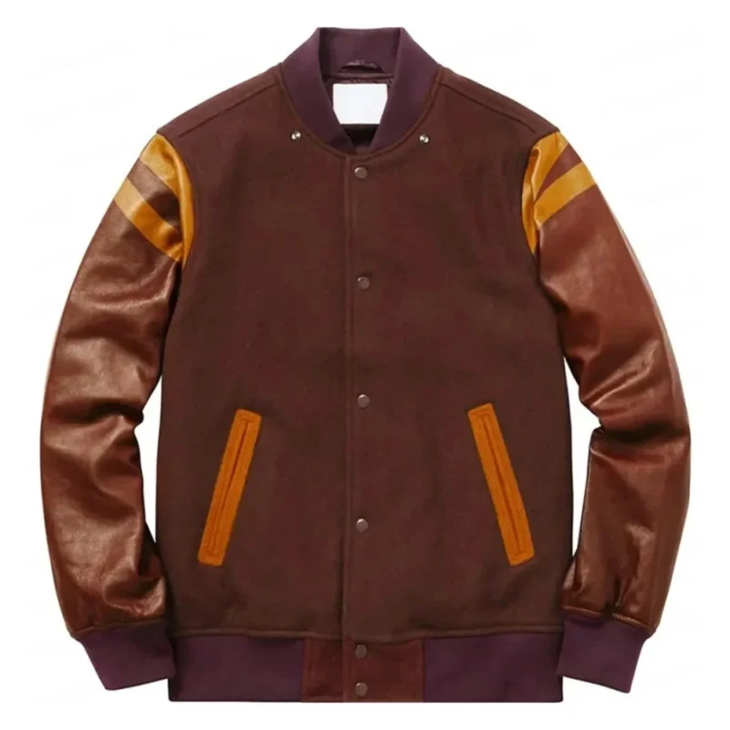 Q Xo Kitty Brown Varsity Jacket
