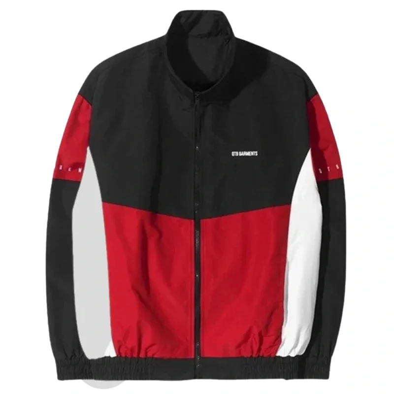 Qt8 Garments Red & Black Track Jacket