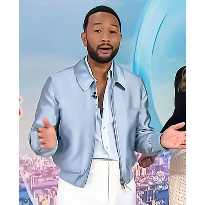 John Legend Blue Bomber Jacket