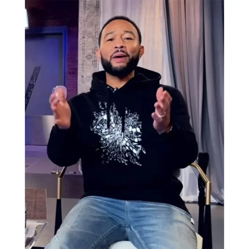 The Voice S27 John Legend Black Hoodie