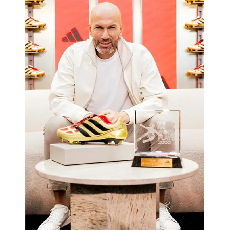 Zinedine Zidane Adidas White Jacket