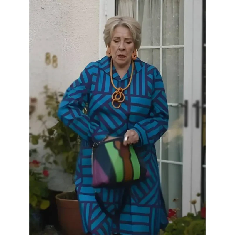 Murder Most Puzzling Phyllis Logan Blueberry Robe